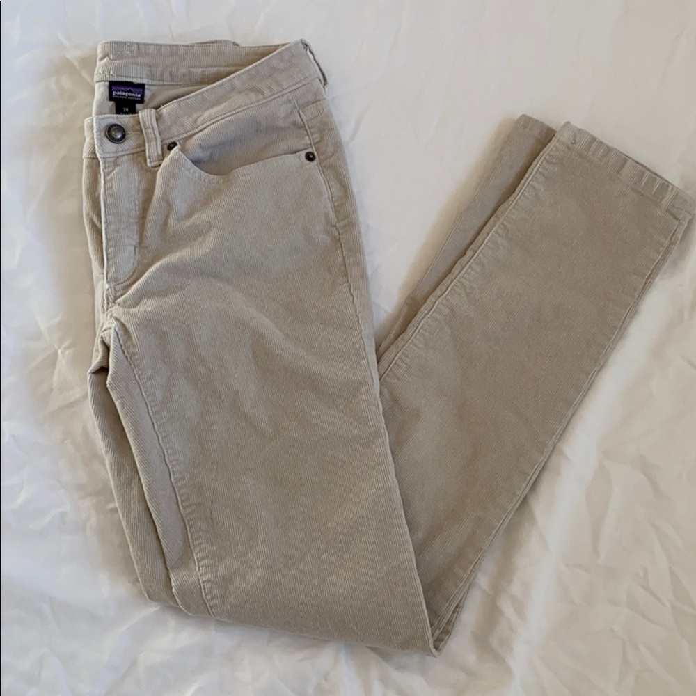 Patagonia white cord pants